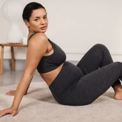 Boob Merino Wool Maternity Once-On-Never-Off Leggings - Dark Grey Melange Adults