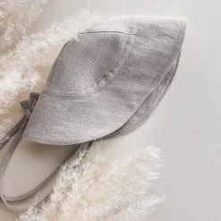 Briar Baby Cotton & Linen Exclusive Linen Sunbonnet - Flax