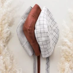 Briar Baby Exclusive Linen Sunbonnet - Natural Grid