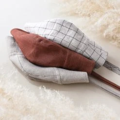 Briar Baby Exclusive Linen Sunbonnet - Natural Grid