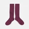 Collegien Cotton & Linen Babies & Kids Cotton Knee Socks - Raspberry