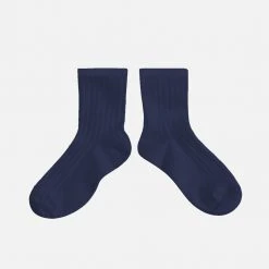 Collegien Adults Adult's Cotton Short Socks - Navy