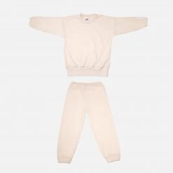 Cosilana Organic Merino Wool Terry Pyjama Set - Natural Kids Wool