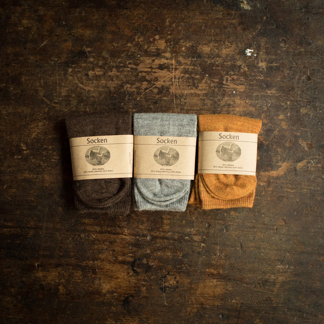 De Colores Adult Alpaca/Merino Wool Socks - Many Colours Adults