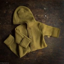 Disana Organic Boiled Merino Wool Overall - Gold Baby Wool