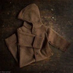 Disana Exclusive Organic Boiled Merino Wool Overall - Hazelnut Baby Wool