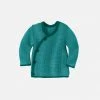 Disana Organic Merino Wool Baby Cardigan - Pacific/Lagoon Tops & Sweaters