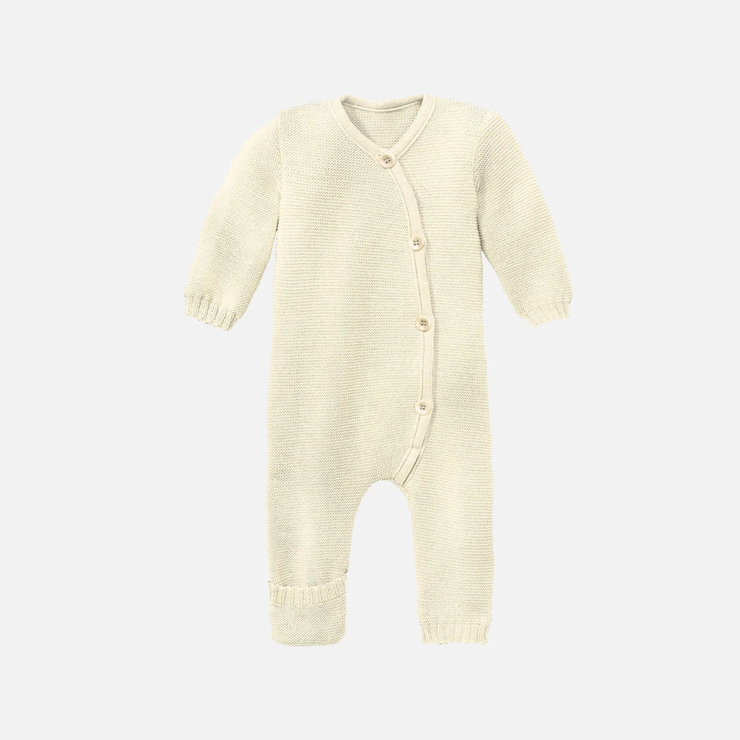 Disana Organic Merino Wool Knitted Baby Suit - Natural Baby Wool