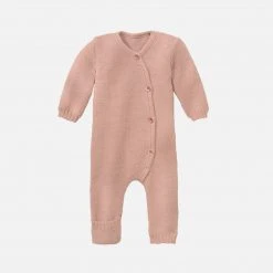 Disana Organic Merino Wool Knitted Baby Suit - Rose Baby Wool