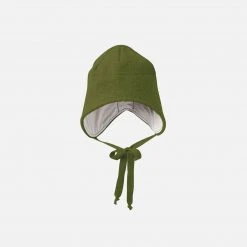 Disana Organic Boiled Merino Wool Hat - Olive Baby Wool
