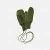 Disana Organic Boiled Merino Wool Gloves - Olive
