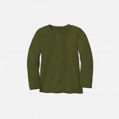 Disana Organic Merino Wool Knitted Jumper - Olive
