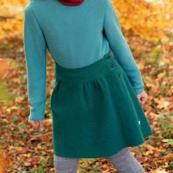 Disana Kids Wool Organic Boiled Merino Wool Skirt - Pacific