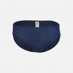 Engel Adults Women's Organic Merino Wool & Silk Bikini Briefs - Marine