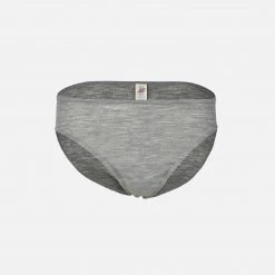 Engel Women's Organic Silk & Merino Bikini Briefs - Light Grey Adults
