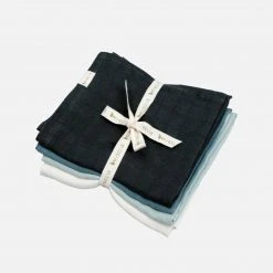 Fabelab Organic Cotton Muslins - Set Of 4 - Moon Beam