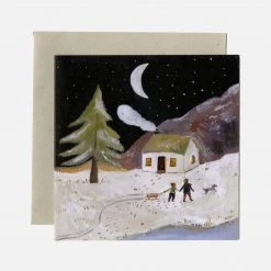 Gemma Koomen Greeting Card - A Winter's Night