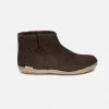 Glerups Adult's Felted Wool Slipper Boot - Brown