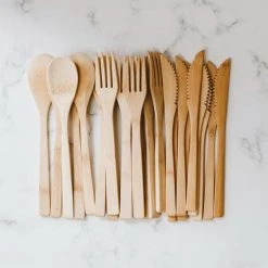 Goldrick Bamboo Cutlery - Set Of 3