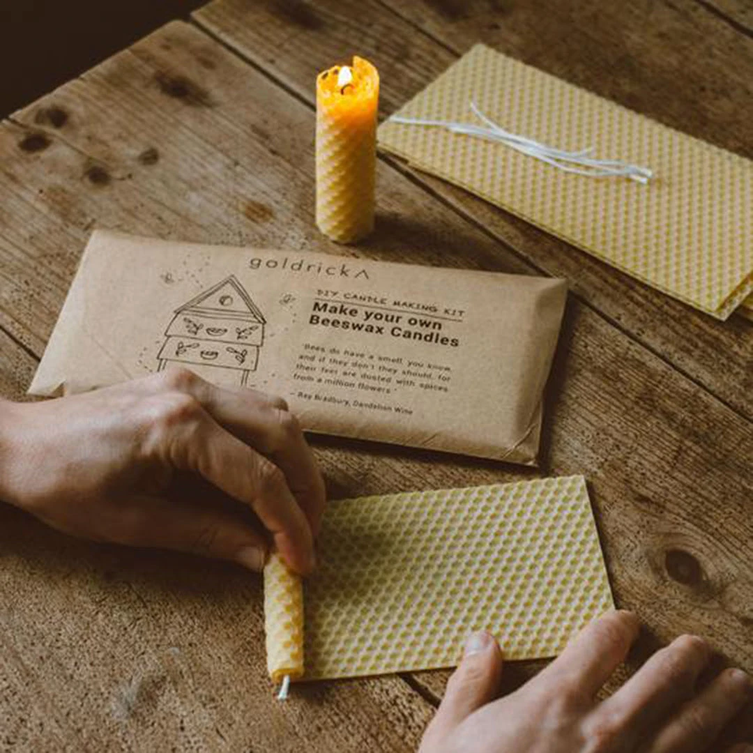 Goldrick Home & Baby Care Beeswax Candle Making Kit