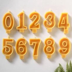 Goldrick Handmade Beeswax Number Candles Home & Baby Care