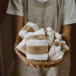 Goldrick Home & Baby Care Organic Cotton Wipes - Set Of 7