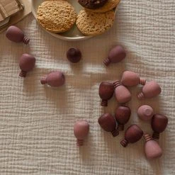 Grapat Wooden Pineapples Mandala - 36 Pieces