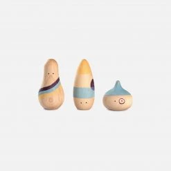Grapat Wooden Wow Figures - 3 Pieces Toys