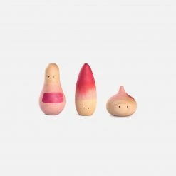 Grapat Toys Wooden Yay Figures - 3 Pieces