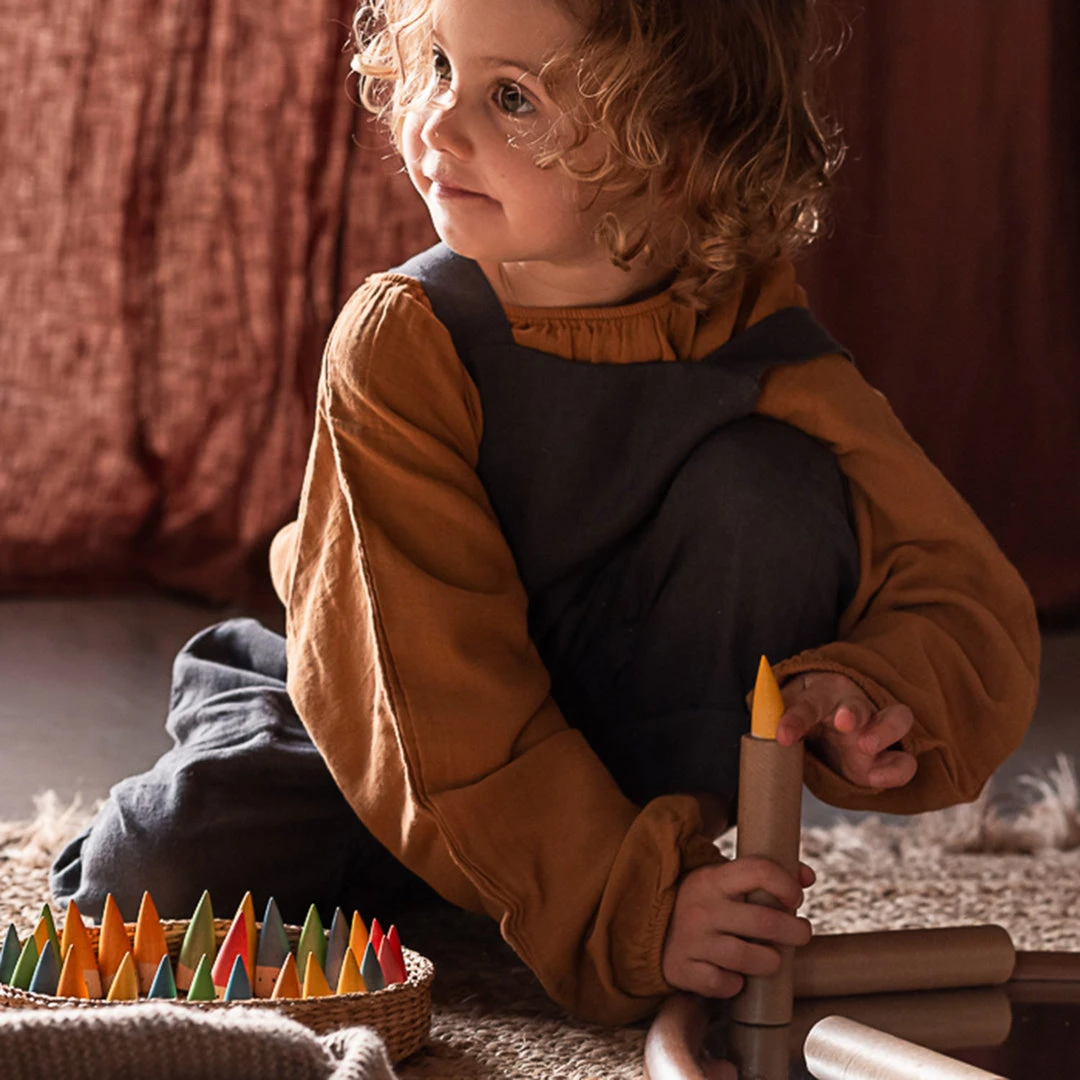 Grapat Wooden Baby Sticks - 6 Pieces Toys