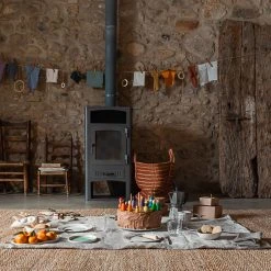 Grapat Wooden Together Nins - 12 Pieces Toys