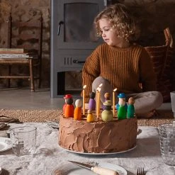 Grapat Wooden Together Nins - 12 Pieces Toys