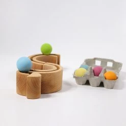 Grimms 6 Piece Wooden Rainbow - Natural Toys