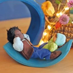 Grimms Toys Handmade Cotton Doll - Mr Ebenholz