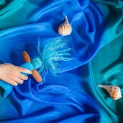 Sarah's Silks Toys Large Enchanted Play Silks - Deep Ocean