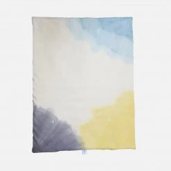 Whole Hand Dyed Wool Crepe Wawa Quilt - Rainbow Grey
