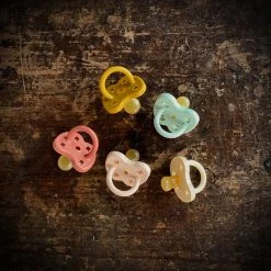 HEVEA Baby Sleep & Blankets Natural Rubber Coloured Orthodontic Soother/Pacifier - Many Colours