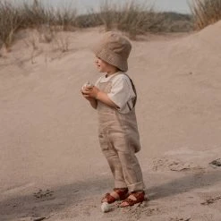 Huttelihut Cotton Canvas Festival Hat - Khaki Cotton & Linen