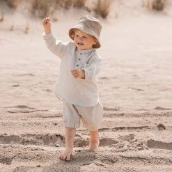Huttelihut Cotton Canvas Festival Hat - Khaki Cotton & Linen