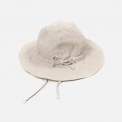 Huttelihut Cotton & Linen Linen Yvonne Summer Hat - Khaki