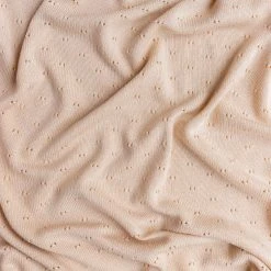 Hvid Merino Wool Bibi Pointelle Blanket/Swaddle - Oat Baby Gifts