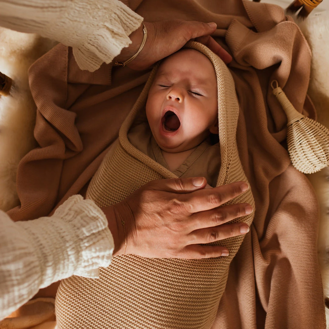 Hvid Baby Sleep & Blankets Merino Wool Cocoon - Oat