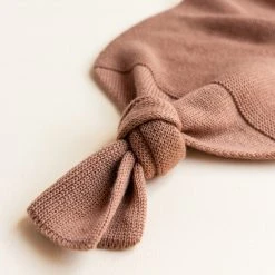 Hvid Merino Wool Cocoon - Terracotta