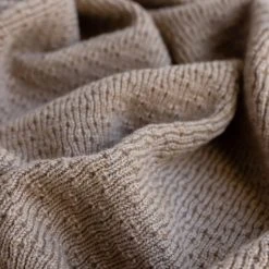 Hvid Merino Wool Dora Blanket/Swaddle - Sand Baby Sleep & Blankets