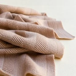 Hvid Merino Wool Freddie Blanket/Swaddle - Rose