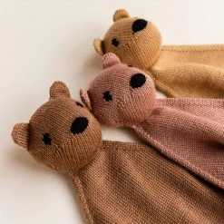 Hvid Merino Wool Tokki Teddy Comforter - Terracotta Toys