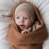 Hvid Merino Wool Cocoon - Terracotta