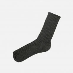 JOHA Baby Wool Merino Wool Socks - Dark Grey Melange