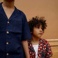 Kamso Cotton Temi Shirt - Deep Dark Indigo