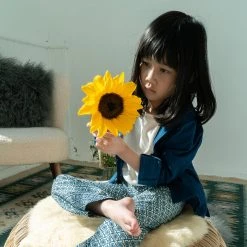 Kamso Cotton Malam Shirt - Deep Indigo